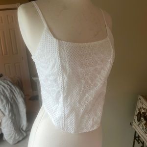 Kirious eyelet corset tank size medium